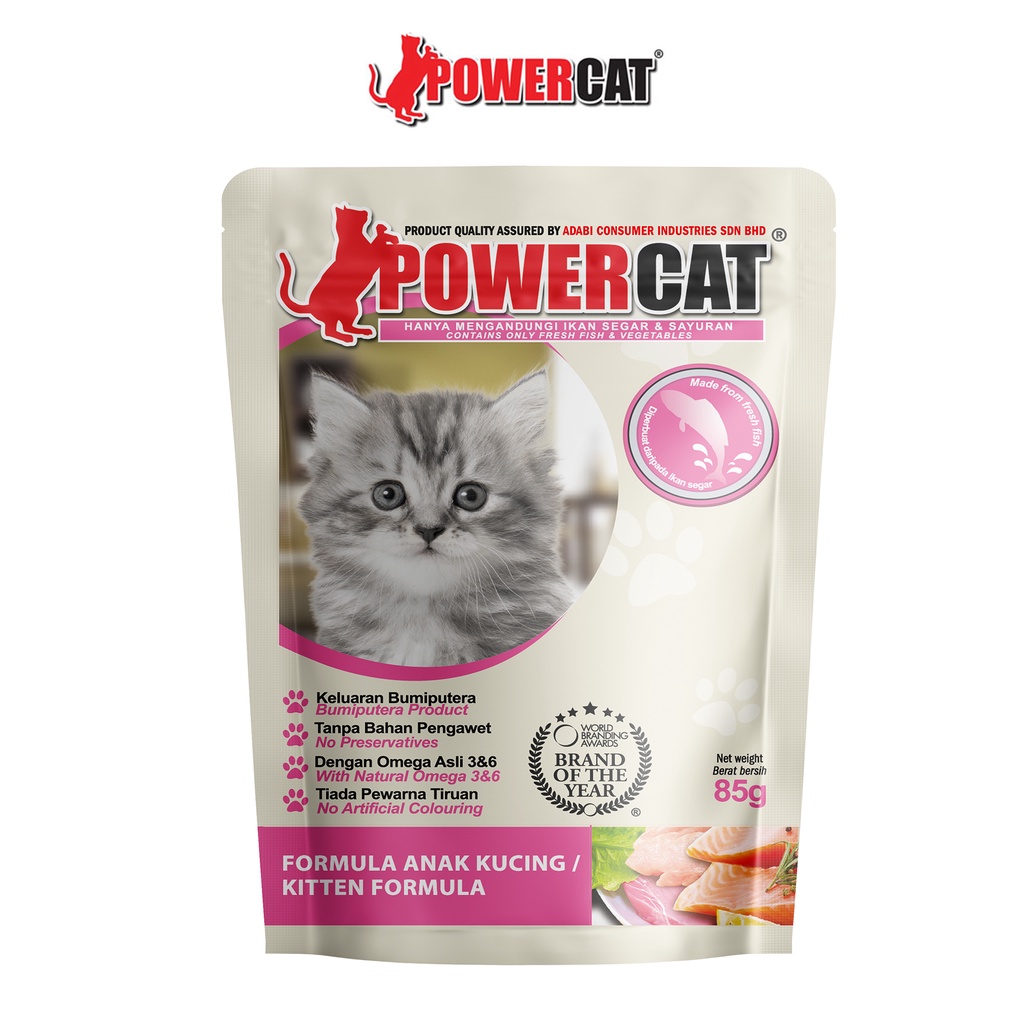 Powercat Kitten Formula Wet Food (85g) | Shopee Malaysia
