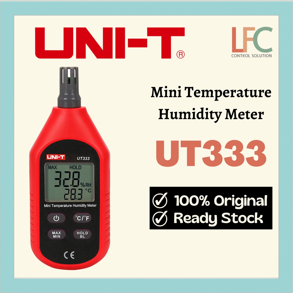 UNI-T UT333 Mini Temperature Humidity Meter | Shopee Malaysia