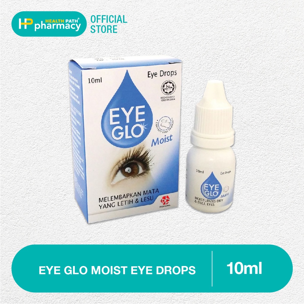 Eye Glo Moist Eye Drops (10ml) | Shopee Malaysia