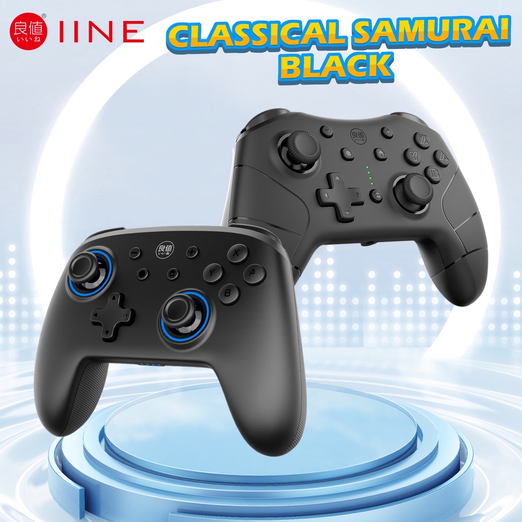 IINE Samurai Black Wake Up Wireless Controller Auto-Fire Pro Controller ...