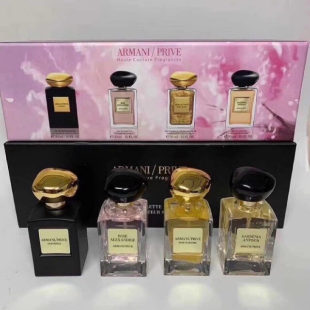 Giorgio armani miniature female fragrance store gift set