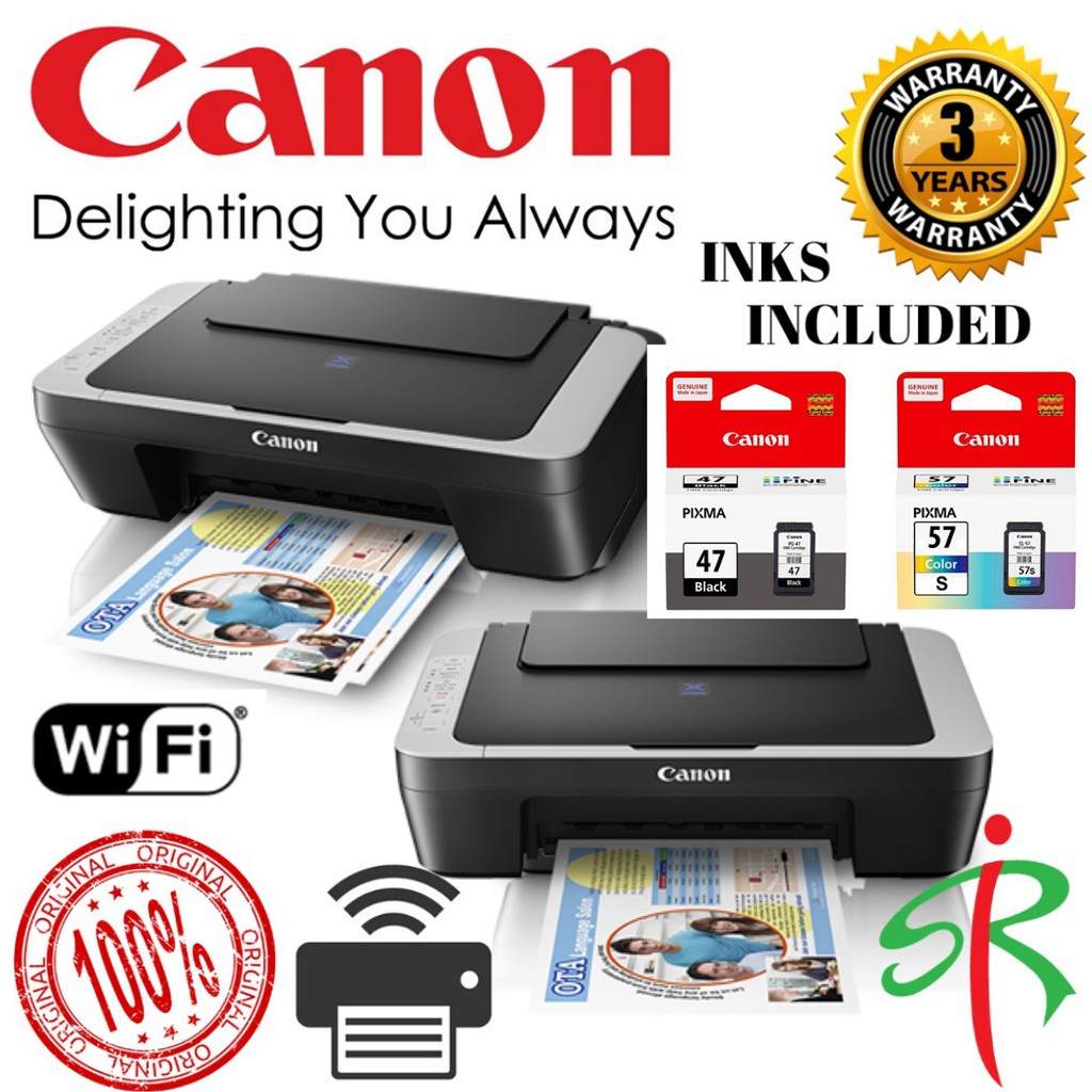 Canon Pixma E470 All-in-One Inkjet Printer (Black) 