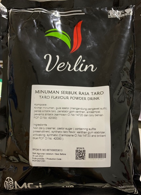 VERLIN POWDER Drink 1KG (Milkshake/Drink POWDER/Bubble Drink POWDER ...