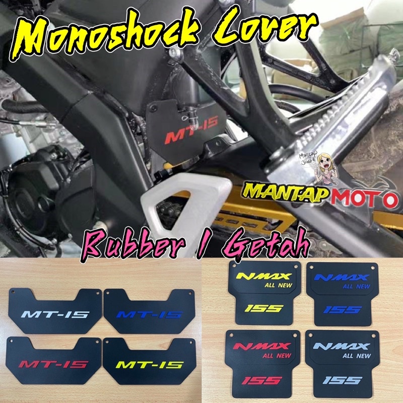 MONOSHOCK COVER GETAH MT15 NMAX155 V2 2020 MONOSHOCK RUBBER | Shopee ...