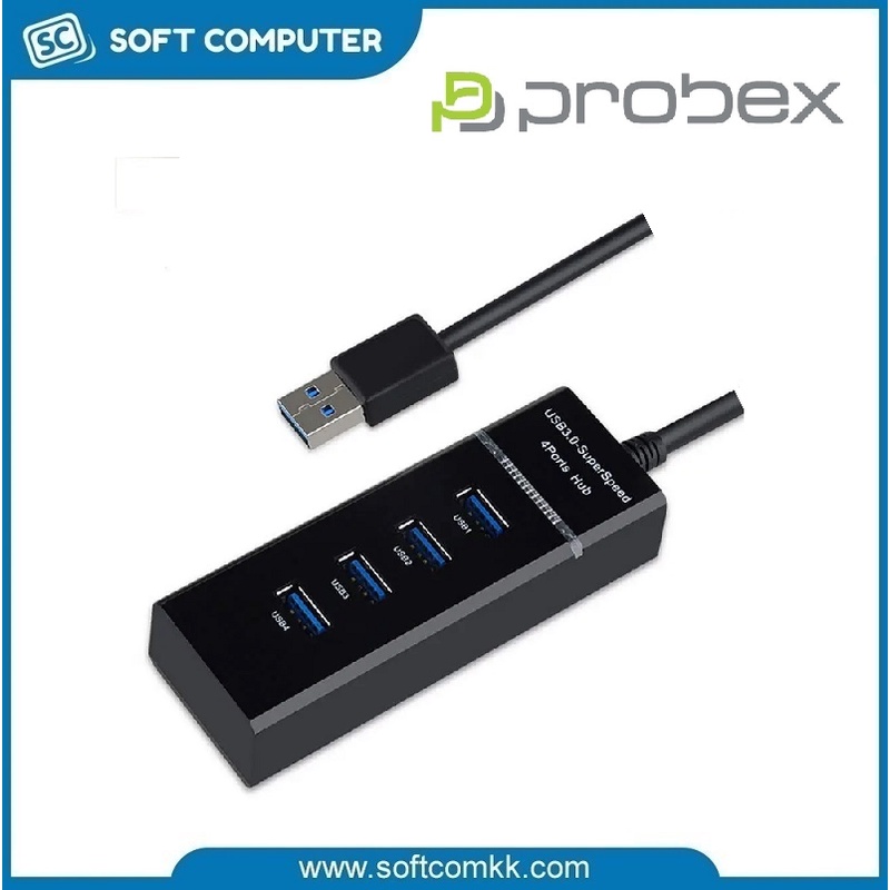 Probex UH-H4/3006 4 Ports USB 3.0 Hub for PC/Computer/Laptop/Notebook ...