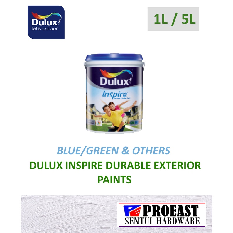 1L/5L ICI DULUX Inspire Durable Exterior Paints/Exterior Wall Paints
