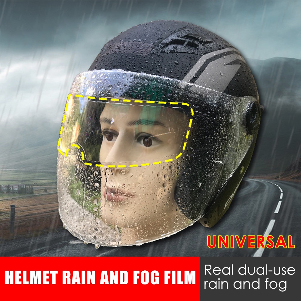 Waterproof Motorcycle Helmet Films Visor Helmet Sun Visor Pads Anti Fog
