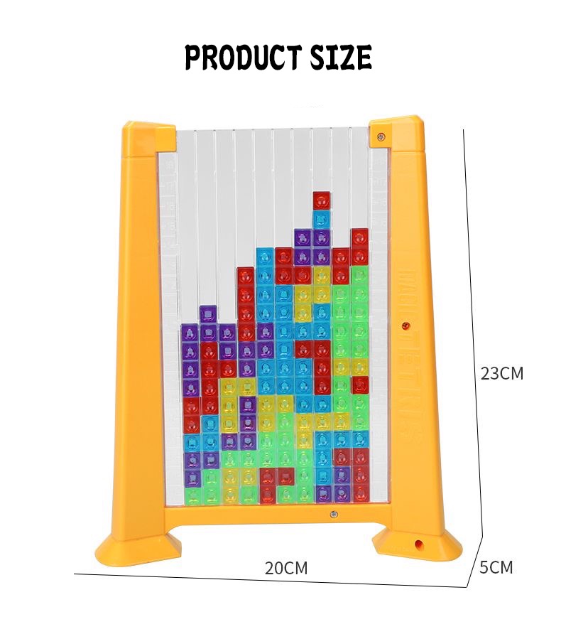 Russian Blocks Tangram Tetris Jigsaw Puzzle Toys70pcs puzzles family ...