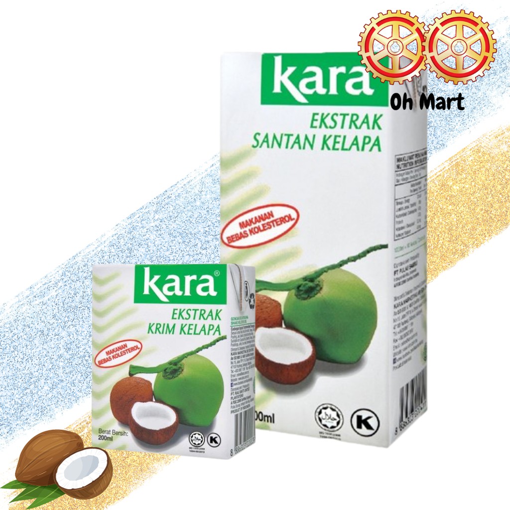 Kara Ekstrak Krim Kelapacoconut Cream Extract 200 Ml 1l Shopee Malaysia