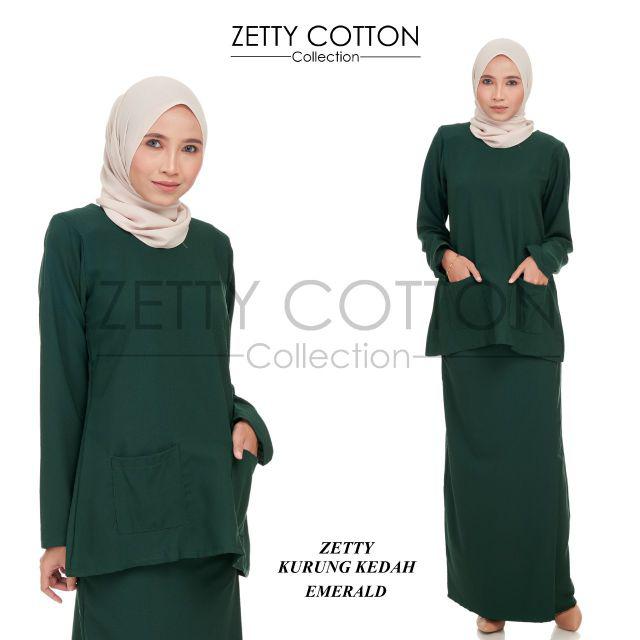 🔥SALE🔥 ZETTY KURUNG KEDAH POKET 16 COLOUR HOT [ BAJU KURUNG KEDAH POKET ...