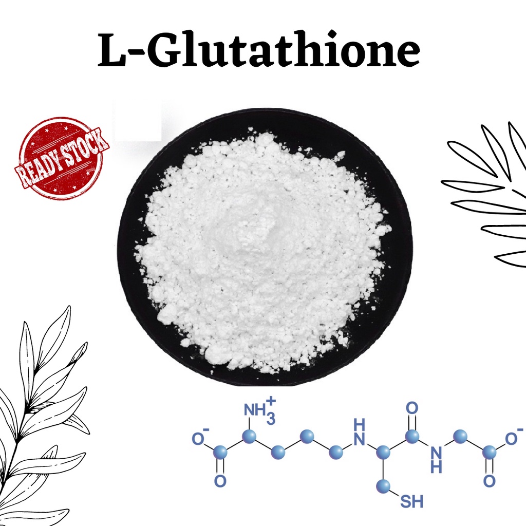 L-GLUTATHIONE POWDER | Serbuk L-glutathione | 谷胱甘肽 (Food Grade) - 5g