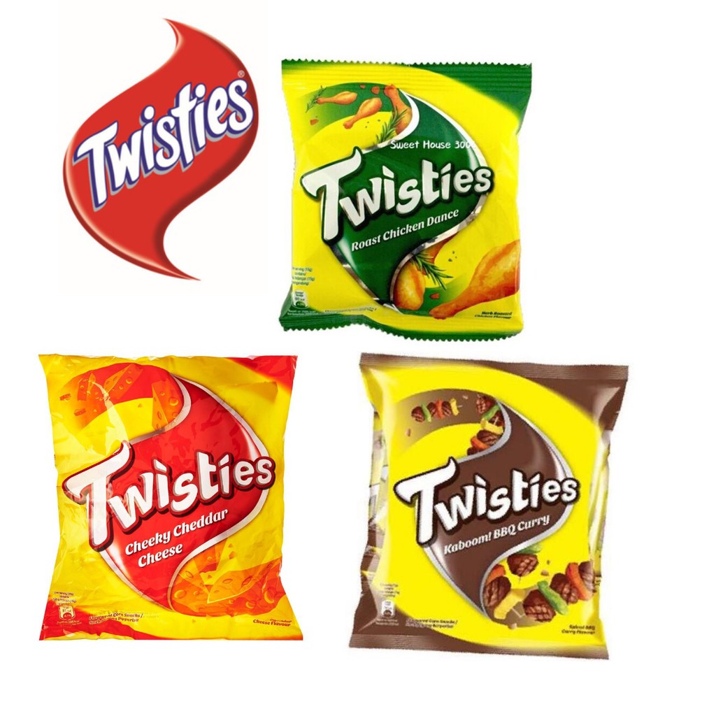 [READY STOCK] TWISTIES 15g X 10 packs (snek/snacks/jajan/kudapan ...
