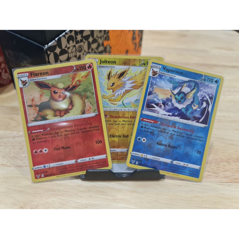 Eevee Evolutions V RR Set | Pokemon TCG S-Chinese | Complete 8-Card Holo Lot | Scarlet & Violet