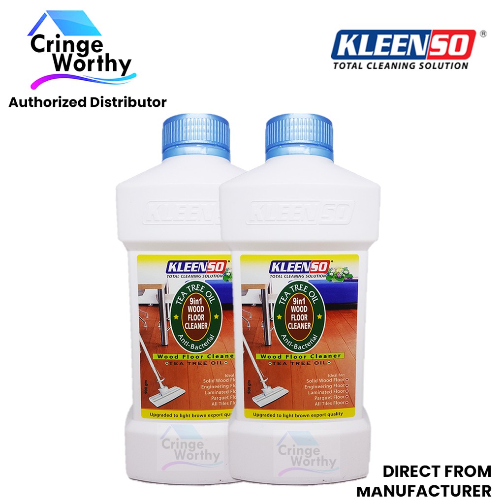 2x KLEENSO 9 in 1 Wood Floor Cleaner Tea Tree Oil 900g | Shopee Malaysia