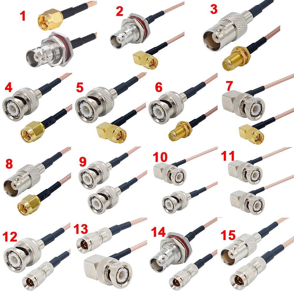 SMA to BNC Cable SMA male to BNC male female mini BNC Cable RG316 RF ...