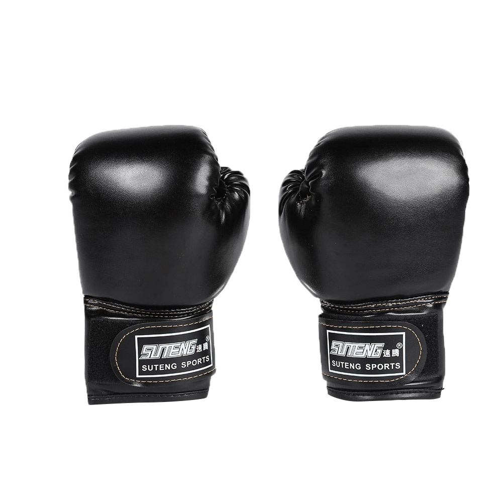 *2pcs Boxing Gloves Leather Kids Muay Thai Sparring Punching Kickboxing ...
