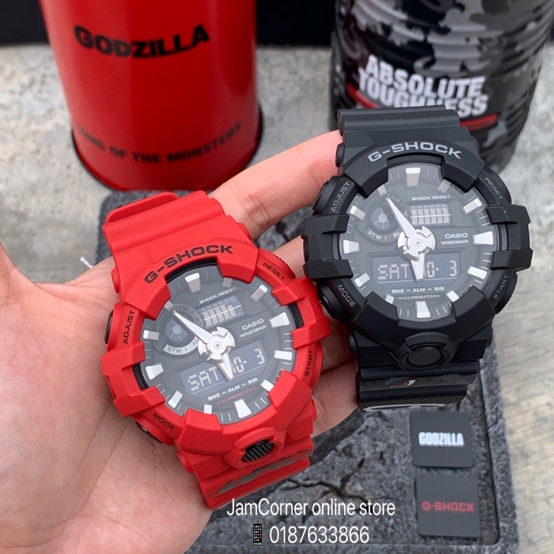 Ga 700 G Shock China Set G-Shock Casio GA-700-5522 Men's Red Sport