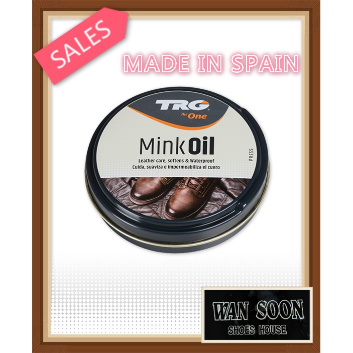 TRG the one Mink Oil Shoes Oil 100ML+25ML (NewPackaging)(MADE IN SPAIN