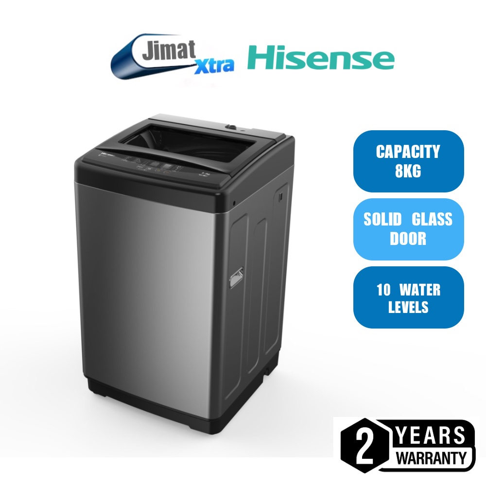 [Free Shipping] Hisense 8kg Top Load Washer / Washing Machine / Mesin