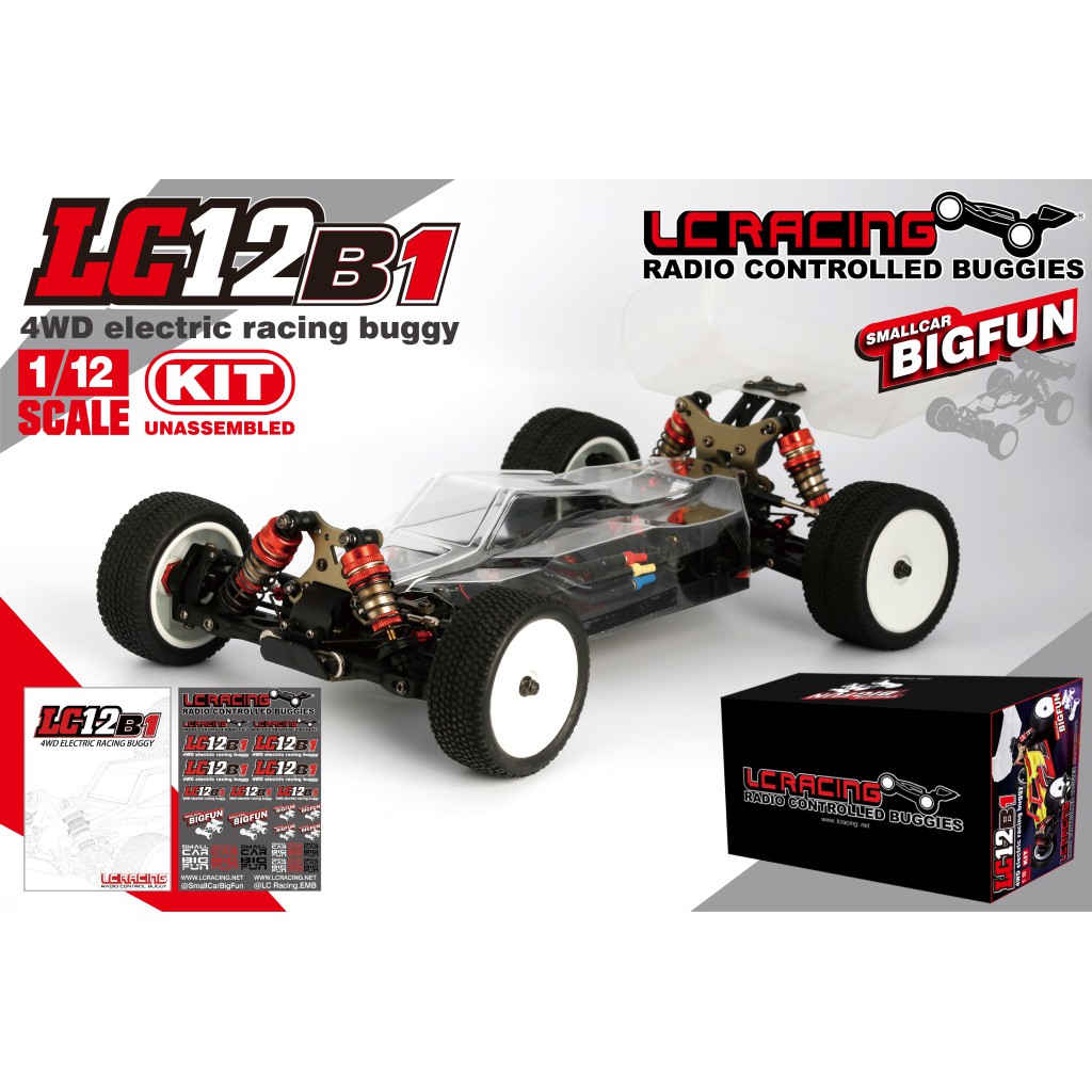 LC Racing LC12B1 1/12 4WD Competition Buggy Kit(COMBO KIT) | Shopee ...