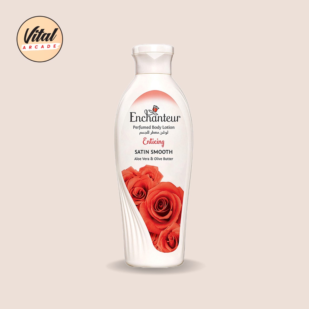 ENCHANTEUR BODY LOTIONS (CHARMING, ENTICING, ALLURING, ELEGANT MUSK) 250ML Shopee