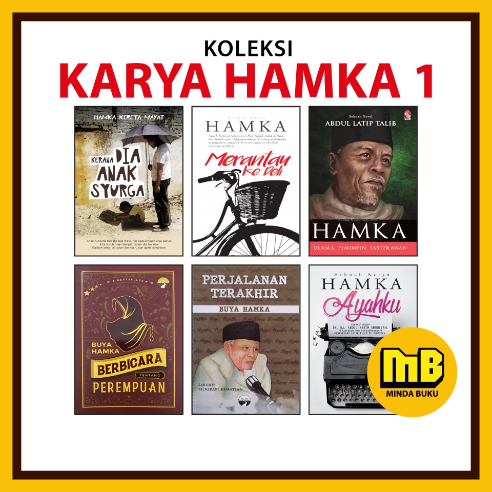 Buku Koleksi Karya Hamka 1 | Ayahku | Merantau Ke Deli | Kerana Dia ...