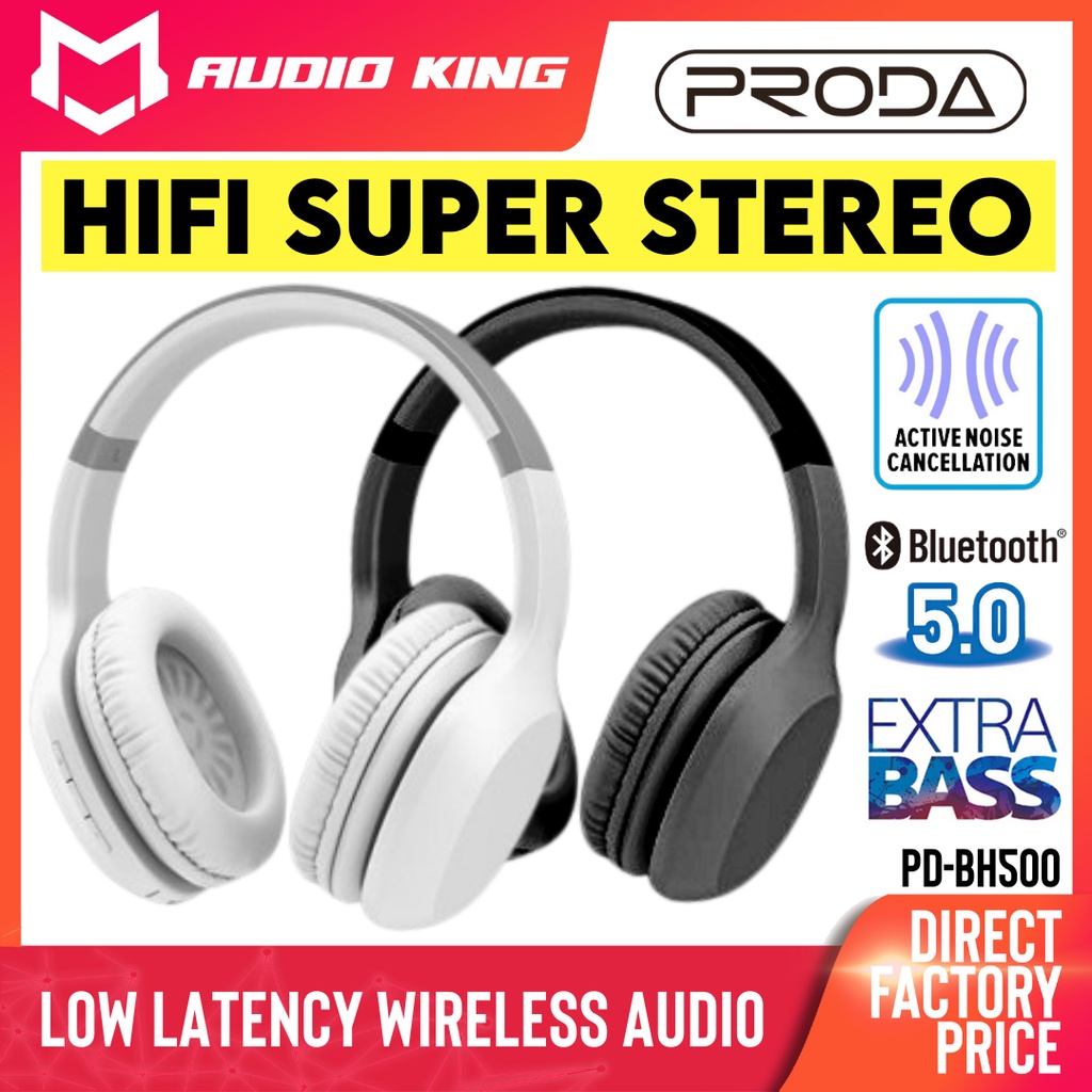 PRODA Headphone Wireless Headphone Bluetooth Headphone With Mic AKBH500 ...