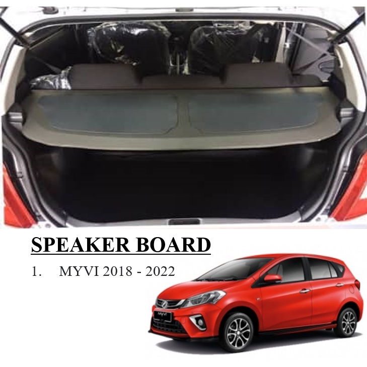 100% Buatan Malaysia PERODUA Myvi 2018 Double Layer (DL) PVC Rear