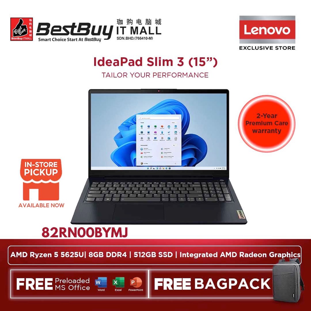 LENOVO IDEAPAD 3 IP3 15ABA7 82RN000SMJ (Misty ) / 82RN00BYMJ (Blue ...