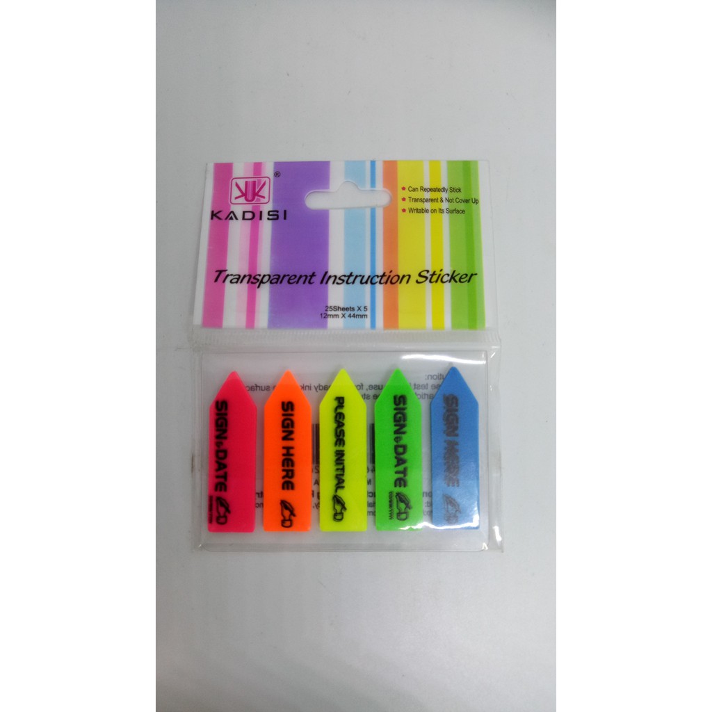 Transparent Instruction Sticker | Shopee Malaysia