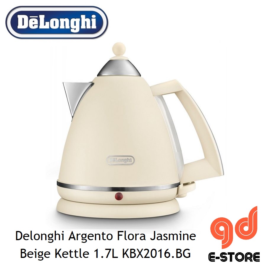 Delonghi Argento Flora Jasmine Beige Kettle 1.7L KBX2016.BG