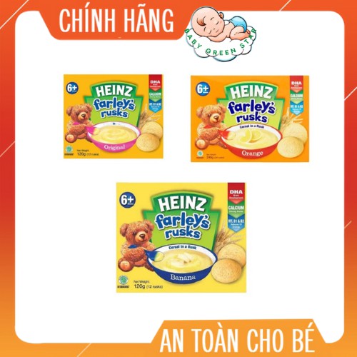 Heinz Farley's Rusks weaning biscuits for babies 6m + 120g (12 pcs