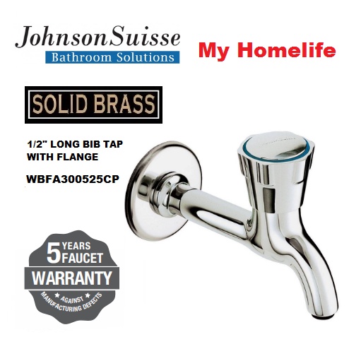 JOHNSON SUISSE WBFA300525CP RAVENNA LONG BIB TAP FAUCET | Shopee Malaysia