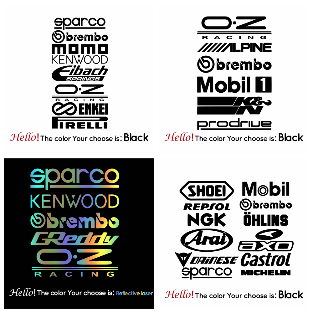 Jdm Racing Sponsor Stickers For Cars Car Decal Sticker Art Car Quotes