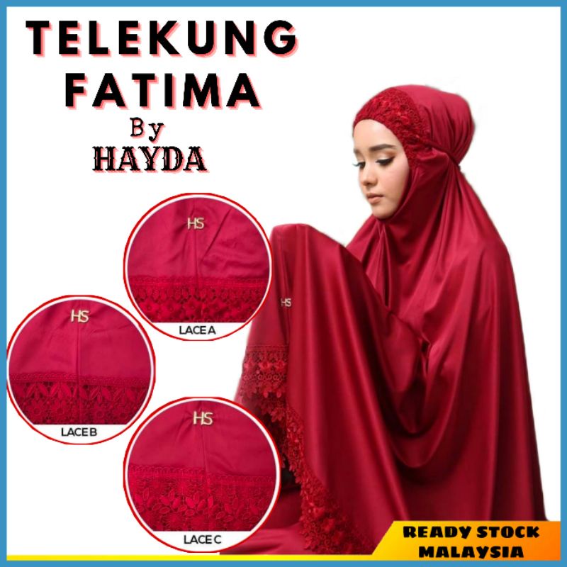 Telekung Fatima By Hayda Hs Pakaian Solat Wanita Muslimah