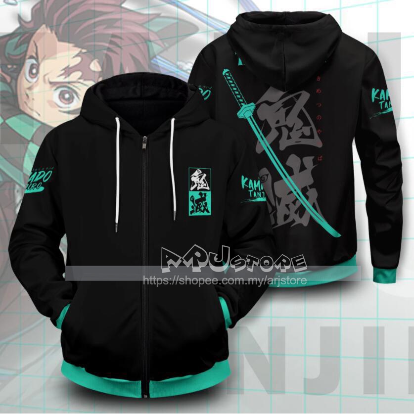 Demon Slayer Hoodie Kimetsu no Yaiba Tanjiro Kamado Print Casual