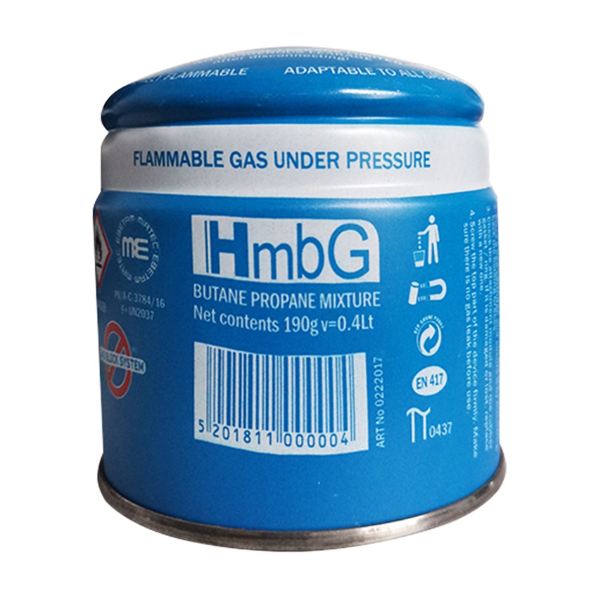 HMBG, Portable Bunsen Burner Gas Refill / Gas Canister / Gas Cartridge