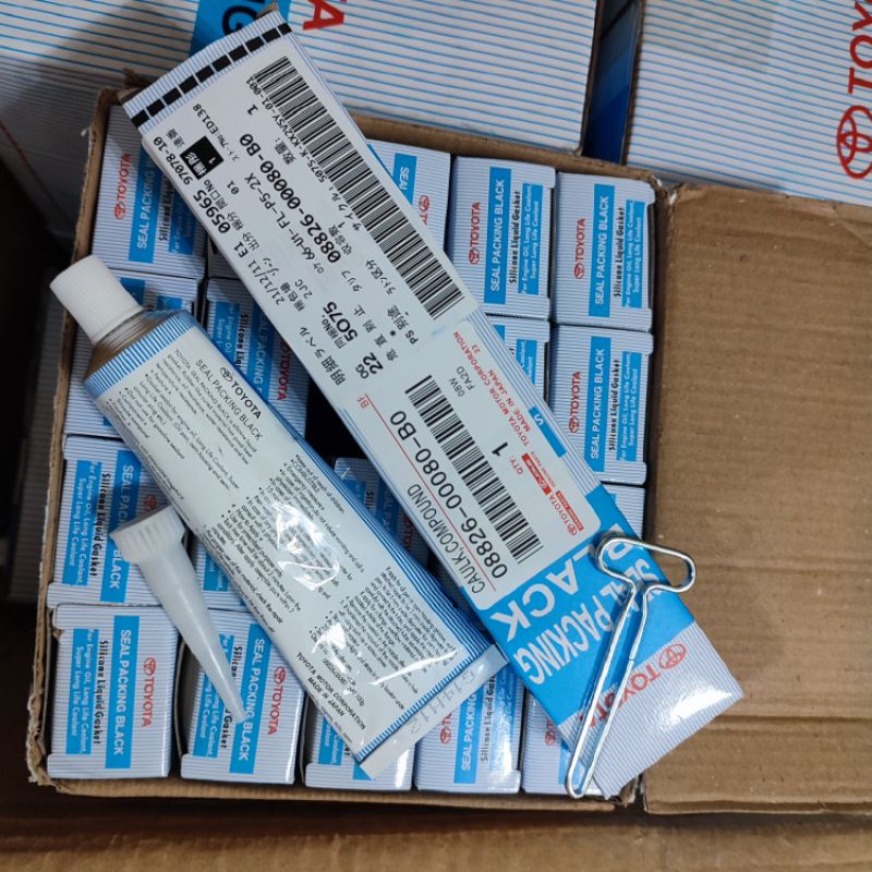 TOYOTA SEAL PACKING SILICON (BLACK) GUM (08826-00080) | Lazada