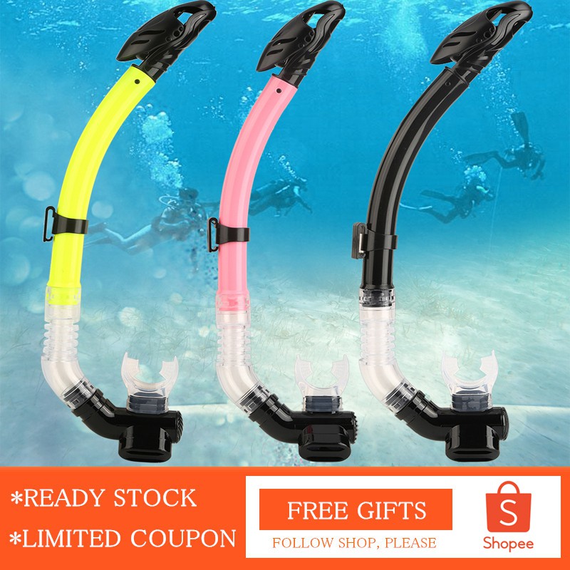 [Seller Recommend] Mouthpiece Swimming Snorkel Full Dry Air Breathing ...