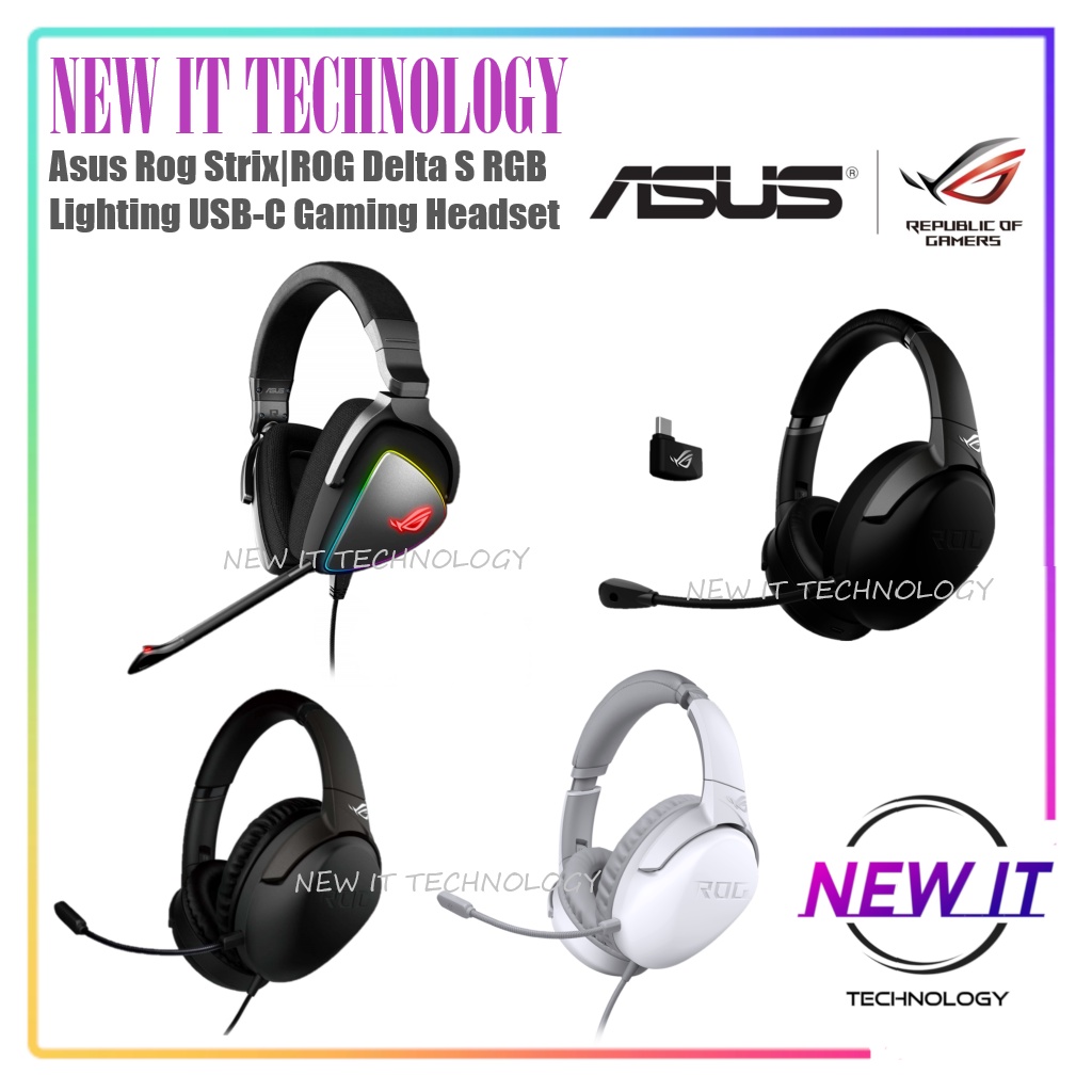 Asus Rog Strix Go Core Wired 35mmrog Strix Go 24 Wireless Type Crog Delta S Rgb Lighting Usb 8477