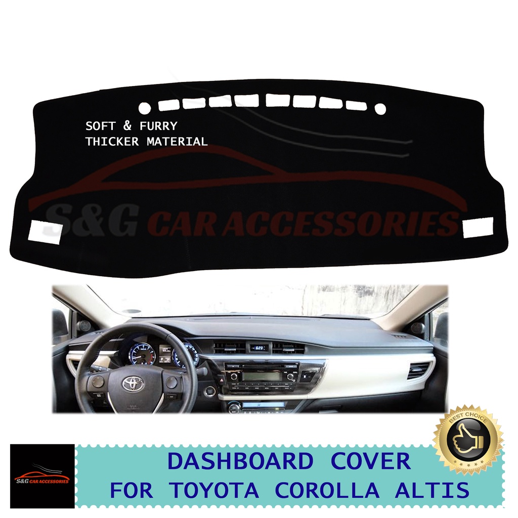 Toyota Corolla Altis 2014 2015 2016 2017 2018 Dashboard Cover Anti Slip ...