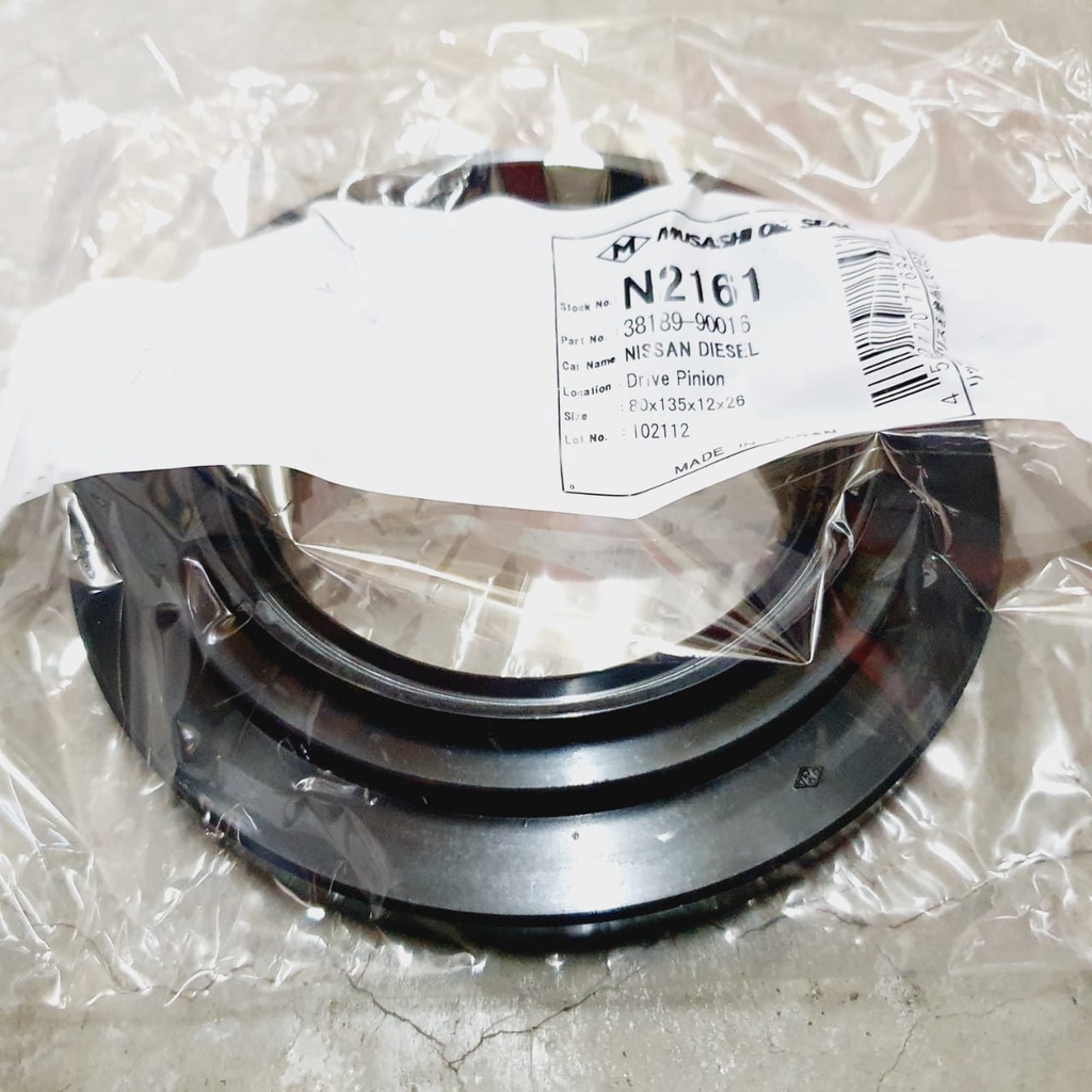 OIL SEAL MUSASHI 80X135X12/26 N2161 38189-90016 NISSAN UD