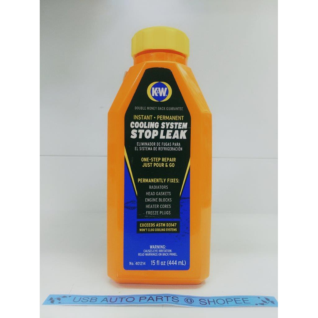 CRC K&W Cooling System Stop Leak Radiator Head Gasket Engine Block