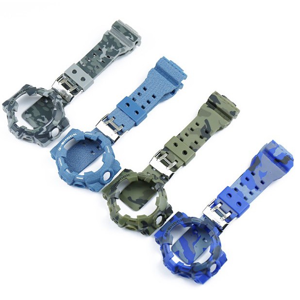 G shock GA700 GA710 bezel and band replacement straps colorful camouflage Shopee Malaysia