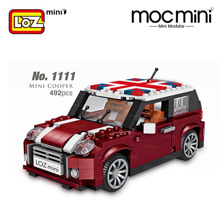 Loz Mini Nano Diamond Creative Brick Mini Cooper Pcs Shopee