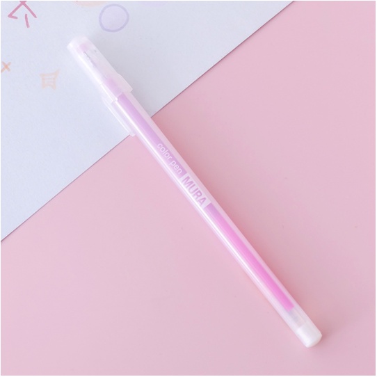 🇲🇾 Ready Stock Muji Style Colorful Jelly Gel Pen 12 Colors 0.5mm Cute ...