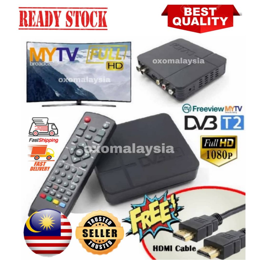 MY TV My freeview DVB-T2 TV Decoder Turner Reveiver dvbt2 Full HD PVR  Recorder TV | Shopee Malaysia