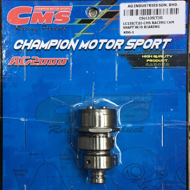 CMS RACING CAMSHAFT- VERSION T /T2 / T3 | Shopee Malaysia