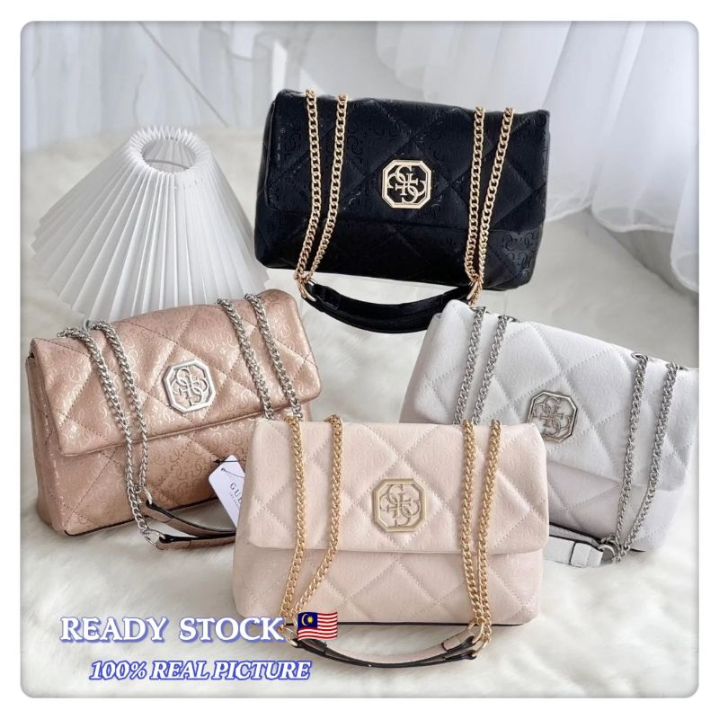 🇲🇾🔥READY STOCK MALAYSIA🔥Guess Factory Women's Dilla Handbag Convertible