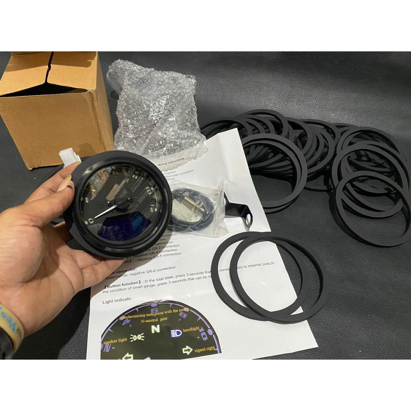 Ring lis Spido speedometer vespa new px px digital custom model rpm ...